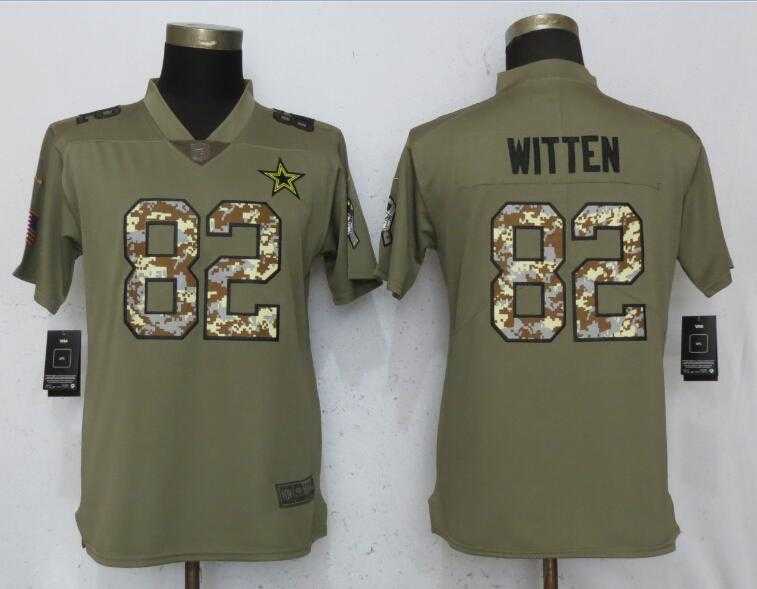 Women Nike Cowboys 82 Jason Witten Olive Camo Salute To Service Limited Jersey,We sell and wholesale Women Nike Cowboys 82 Jason Witten Olive Camo Salute To Service Limited Jersey on line form chian!